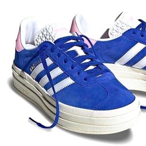 Adidas originals Gazelle Bold 'Lucid Blue Pink'